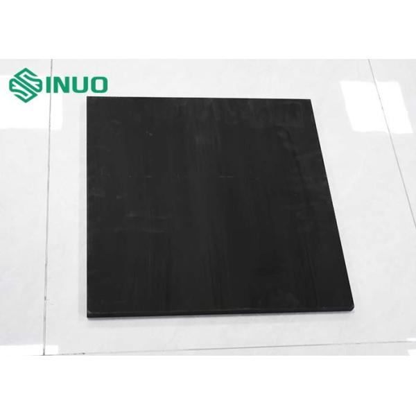 IEC 60335-1 Anexo G 20 mm de espesor Matte Black Tabla de madera pintada 500 × 500 mm