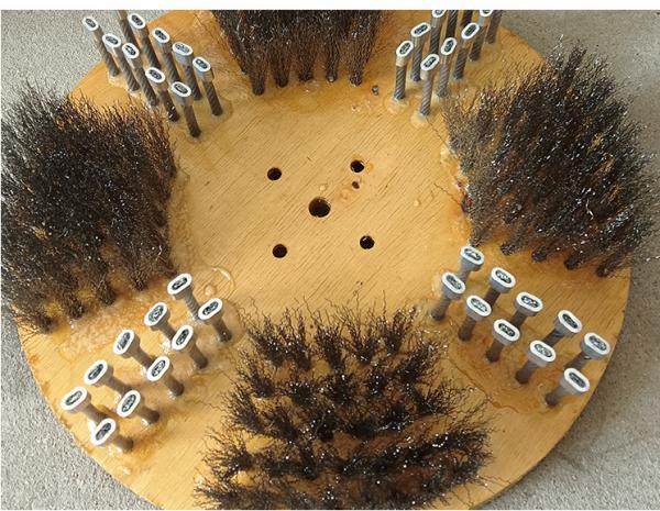12Inch Industrial Yellow Nylon Bristle Underwater Deck Hull Cleaning Brush for Ship Hull Cleaning