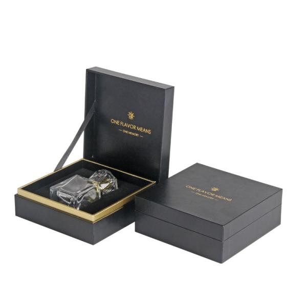 10-14 Days Production Time Customized Beauty Perfume Bottle Box with Gold Hot Stamp Logo
