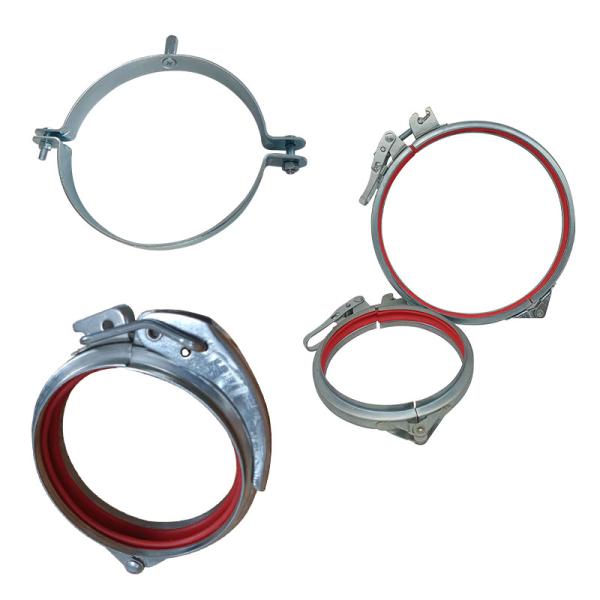 160mm гальванизированный обруч вешалки болта кольца разделения струбцины трубы