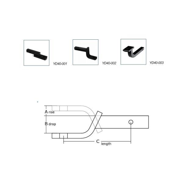 YD40 Series Ball Mounts: 2