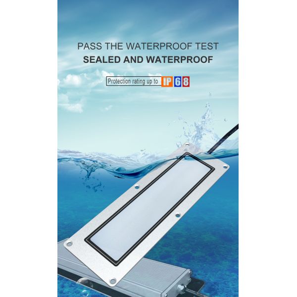 Luz de trabajo LED para máquina de aleación de aluminio, tubo lineal, resistente al aceite, 18W, luz de trabajo LED CNC