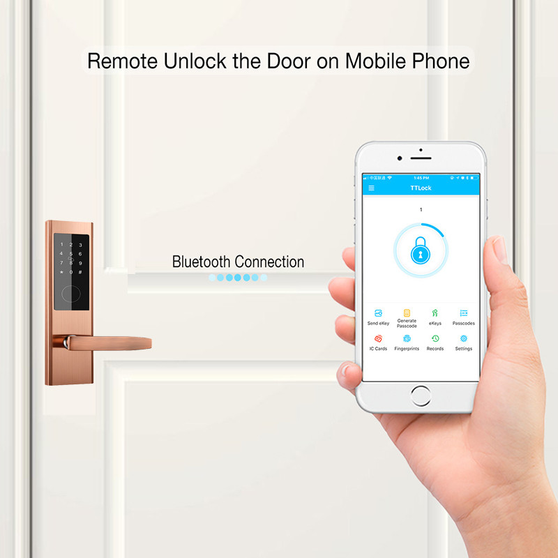 замок входа Mifare Bluetooth замка смарт-карты 75mm RFID