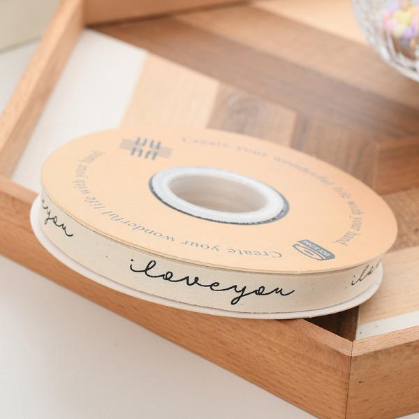 13 мм логотип хлопчатобумажная лента литературный свежий цветочный букет тортовое украшение подарочная коробка лента самодельный материал упаковка лента