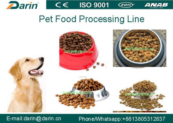 Uns peixes de flutuação mais saudáveis da extrusora DARIN dos alimentos para animais de estimação alimentam/pelotas/fábrica de tratamento do cão