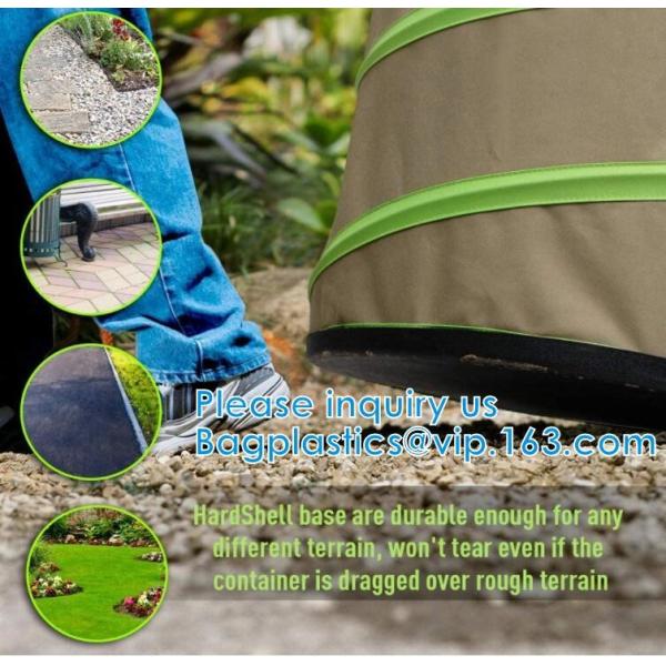 Waste Refuse Rubbish Grass Sack Waterproof Leaf Bag Outdoor Camping Pop Up Bag Collapsible Container Gardening Bag