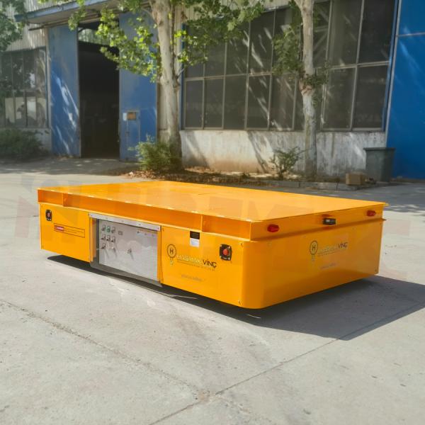 Material Handling Equipment Remote Control Wireless Industrial Trackless Electric Transfer Cart