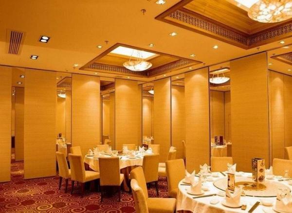 Laminated Decorative Movable Partition Wall / Hotel Folding Room Divider