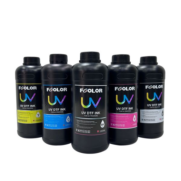 FCOLOR Neutral UV DTF Ink for Epson I3200 Xp600 L805 L1800 Dx5 Dx7 R1390 R2000 P400 Printhead