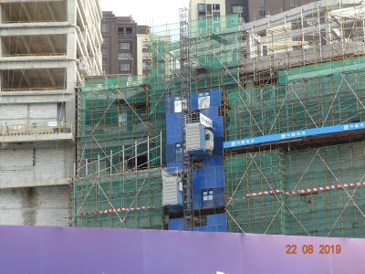 Fall Protection Passenger Material 2000KG Rack And Pinion Hoist