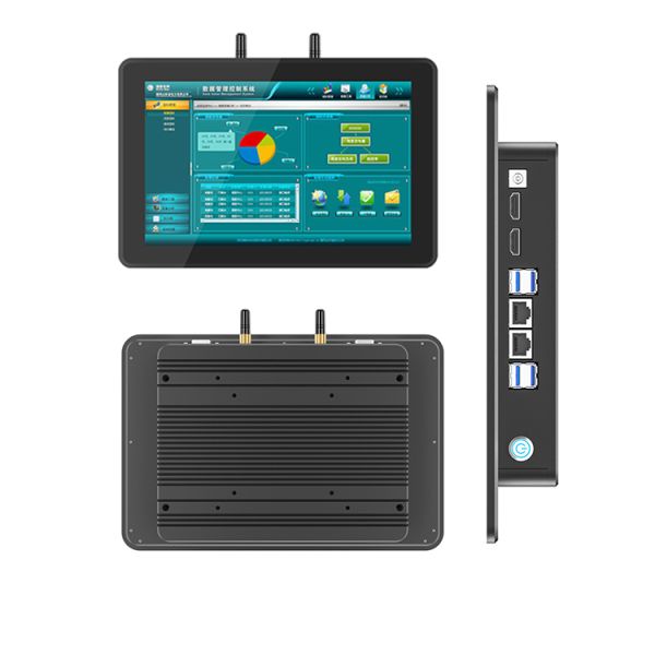Industrial Fanless Panel PC 10-Point Touch Screen Aluminum Enclosure Windows/Android OS Wall Mount 1280x800/1920x1080 Stock