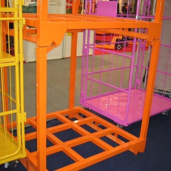 Heavy Duty Stackable Pallet Racks Customized Warehouse Stackable Steel Storage Racks