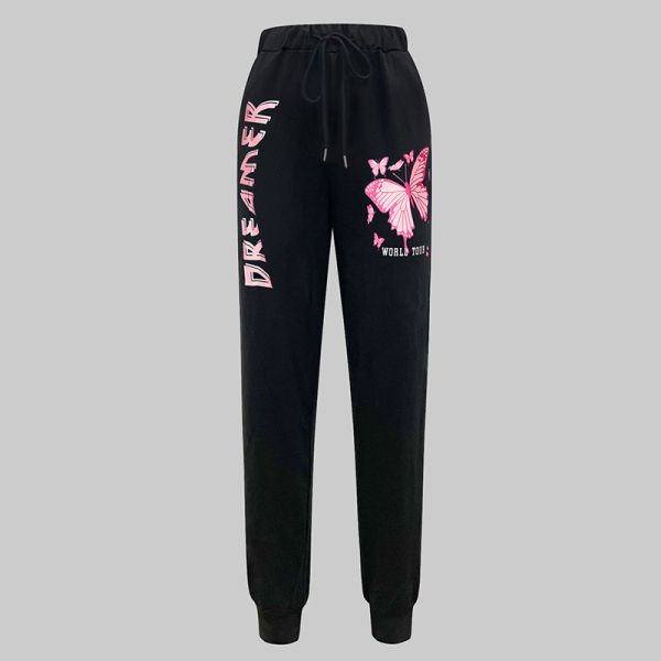 OEM Unisex Women Bottoms ODM OEM High Waisted Sweatpants Solid