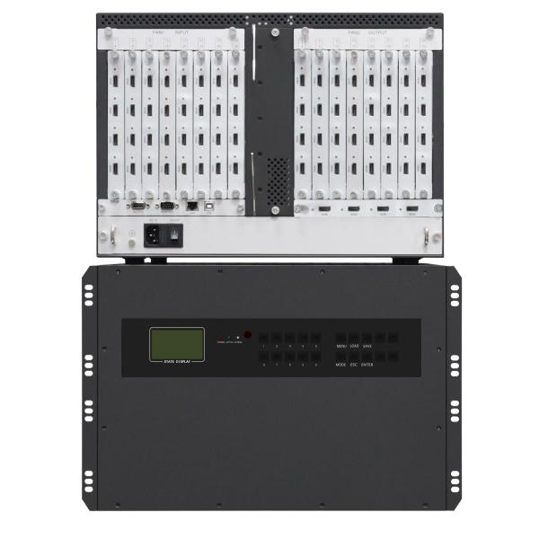 96 каналов Вход и выход Видеостенный контроллер 3x3 Rgb / Yuv444 / Yuv422 / Yuv420