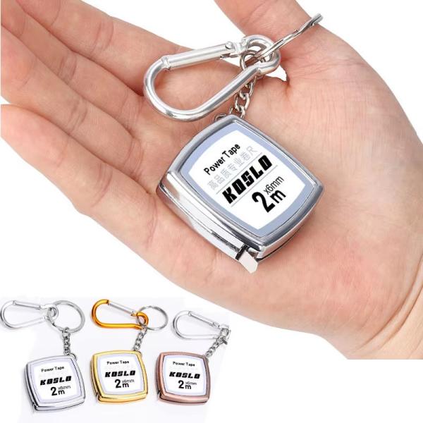Wintape 2m règle d'expansion Outil de mesure Règle de travail du bois avec chaîne de clés Outil de construction Ruban à mesurer