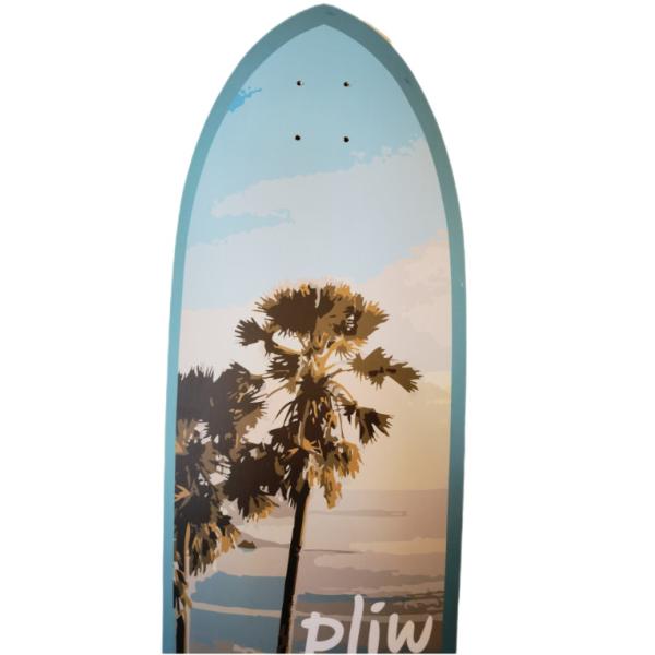 7-Layer Surfing Style Maple Swing Land Cruiser Surf Board Skateboard