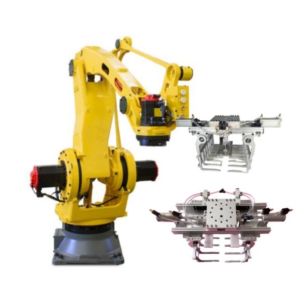 Heavy Duty Palletizer Fanuc M-410iC/110 4 Axis Case Bag Bottle Palletizing Depalletising Robots