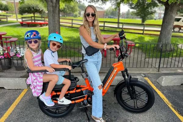 All in One E-Bike Kit Convert Your Cargo Bike Fat Tire Electric Drive System Long Range Touring Fat Tire Cargo E-Bike