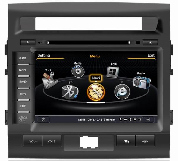 Ouchuangbo car headunit sat navi DVD radio for Toyota Land Cruiser 2012 S100 platform