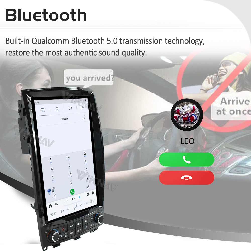 Infiniti QX50 EX25 2010-2017 Послепродажный Bluetooth Автомобильный стерео Двойной дина головный блок