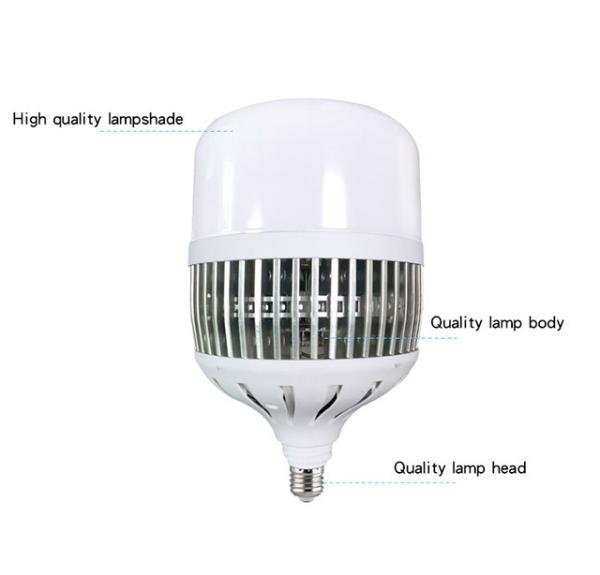 85-265V LED Bulbs For High Bay Lights , Rustproof Aluminum T Shape LED Bulb
