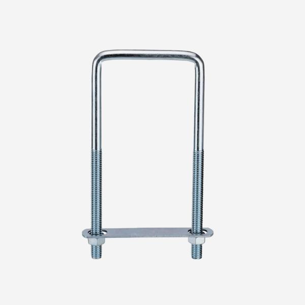 High Quality Stainless Steel Carbon Steel Pipe Clamp Pipeline Fixture Fixation Galvanized U-shaped Bolts  U Bolt Clamp