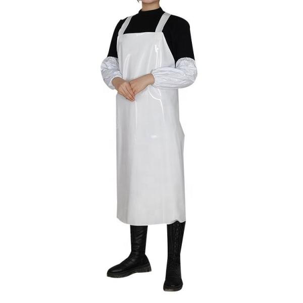 TPU Apron With Plastic Adjustable Arclock Buckle Butcher apron Antifouling Chemical Resistant Unisex Vinyl Apron