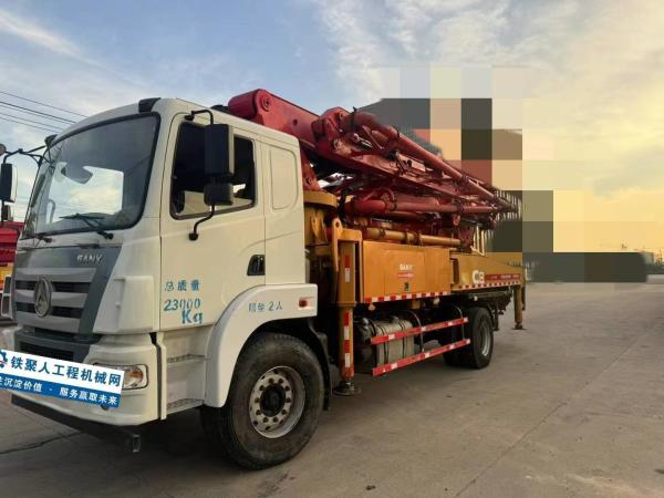 2019 SANY Used 37m Truck Mounted Concrete Pump Building Equipment