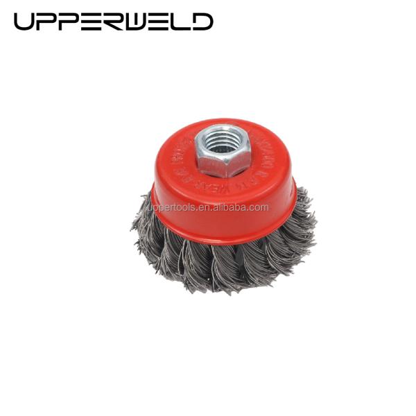 Apoyo personalizado 3 pulgadas de Brush de la rueda de alambre Brush Cup 4 Pack para soldadura ODM soportado