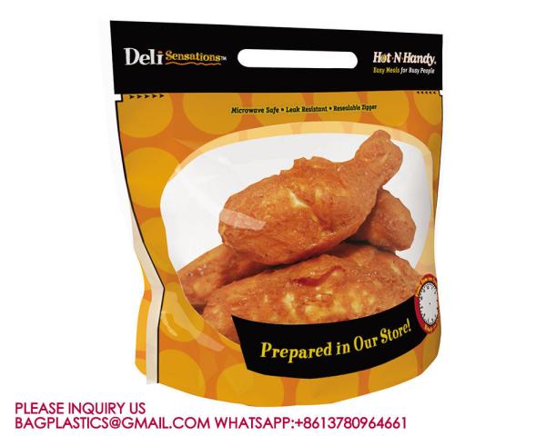 Plastic Food Delivery Bags rotisserie chicken bags, Chicken package, chicken pouch bags