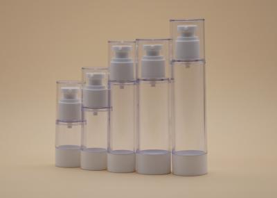 Garrafa mal ventilada luxuosa do pulverizador, garrafas mal ventiladas plásticas transparentes da bomba