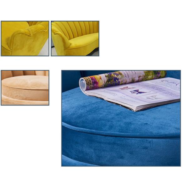 Leisure Golden Stainless Steel Legs Relax Sofa chair for Living Room