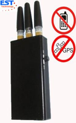 jammer EST-808KC do sinal de 24dbm GPS, construtor do sinal do telefone celular da G/M/CDMA com a antena 3