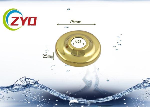 Bright Surface Deck Plate For Bathroom Faucet Shinning Polish Surface