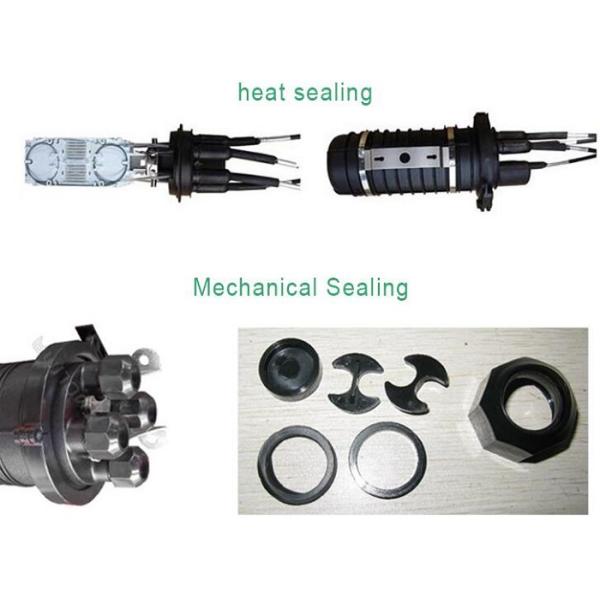 Соединяя распределительная коробка черноты закрытия кабельного сростка оптического волокна рукавов на открытом воздухе