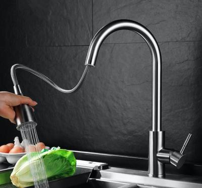 Laser Logo 304 Stainless Steel Kitchen Faucet Never Corrode Never Deform