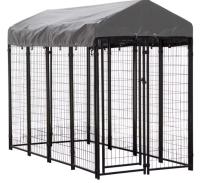 1.5x2M Poudre recouverte de métal noir, clôture de fil de ferraille soudé