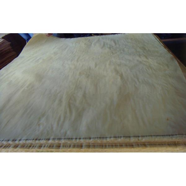 Облицовка березы отрезанная желтым цветом естественная с одичалым зерном для переклейки