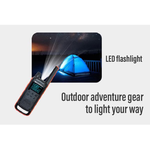 Talkie-walkie motorola Talkabout T82 Extreme Quad 5km Pmr Battery Earpiece Twin Pack Cost-effective Two-Way Radio Walkie Talkie