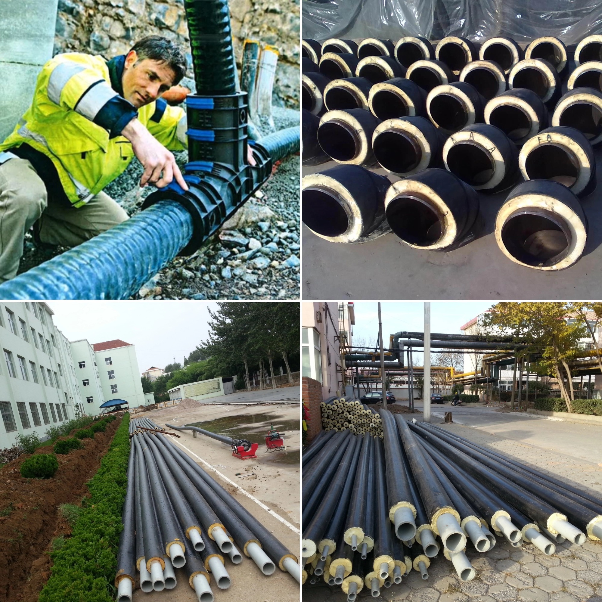 Smart Controlled PERT PU Foam Pipe Extrusion Line with One-Step Continuous Foaming Process and Automatic Operation for PE-RT II Pipes