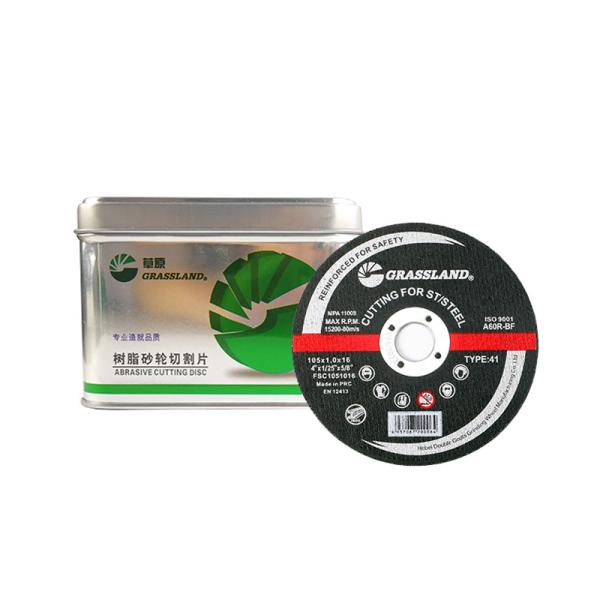 4 inch Inox Grinding Discs for Straight and Chip-Free Cuts 105mm x 1mm x 16mm Continuous Wheel Blade Tough Aluminum Oxide Abrasive 80 m/s