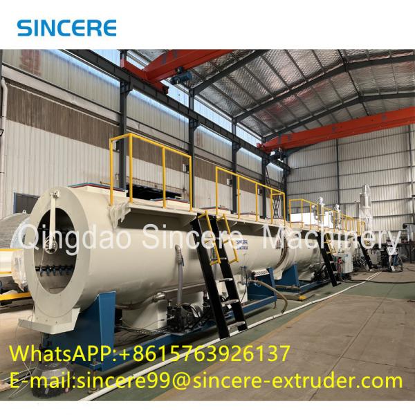 PE Resin Plastic Pipe Extrusion Line 20-110 50-200 90-400mm