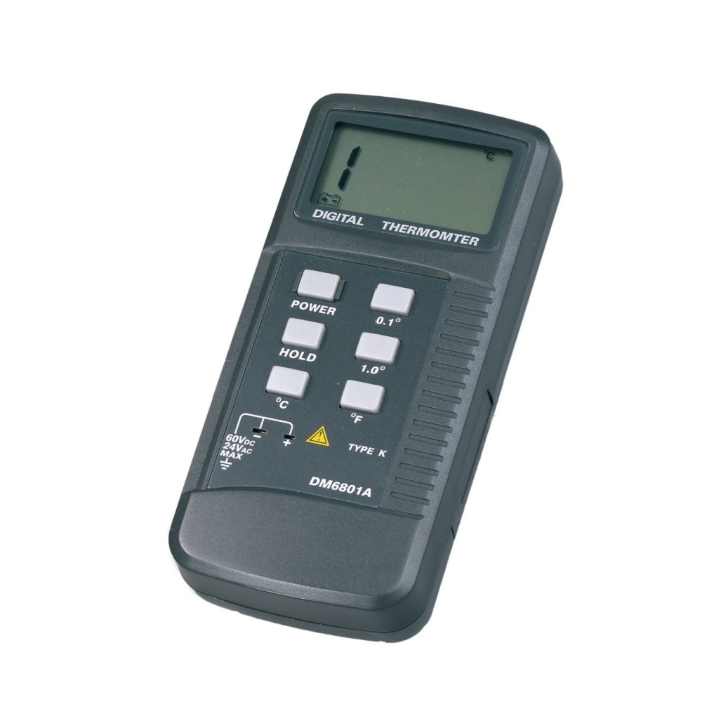 DM6801A Digital Thermometer with K-Type Measurement High Precision and Compact Size for Industrial Use
