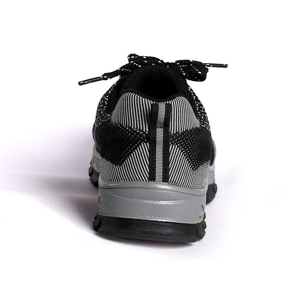 Fly Knit Steel Toe Противоскользящие амортизирующие защитные ботинки со средней подошвой кевлара