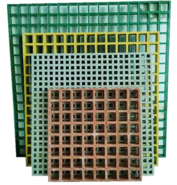 Flame Retarddant Fiberglass Frp Walkway Grating pultrusion Aging Resistance Customized Size