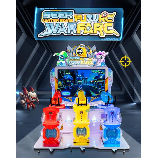 Amusement Park Ball Shooting Arcade Machines Carnival Monster Realms Tv Gun Game