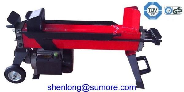 cheap 5 ton horizontal hydraulic electric screw log splitter with CE GS TUV