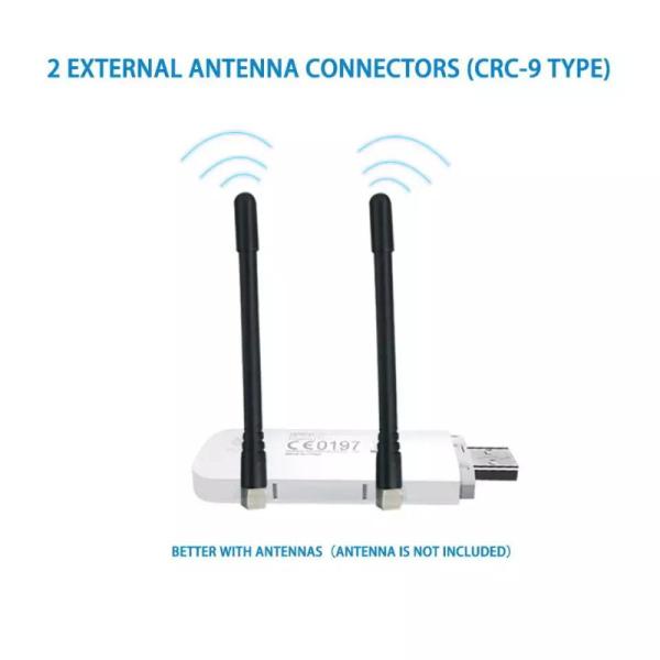 Unlocked Huawei E3372h E3372h-510 USB Dongle 4G LTE 150Mbps 2PCS Antenna Dongle USB Modem