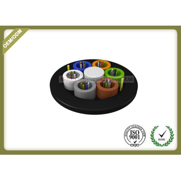 Single Sheathed Nonmetallic Waterproof Fiber Optic Cable PE Jacket GYFTY-12B1.3