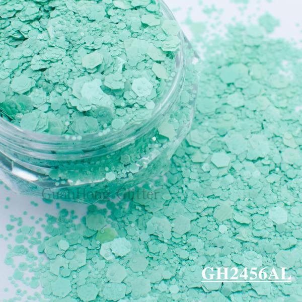 Matte Solvent Resistant Glitter Epoxy Chunky Mix For Nail Arts Decorations